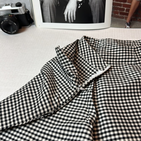 Ann Taylor Loft checkered capris with side zipper - Picture 5 of 7